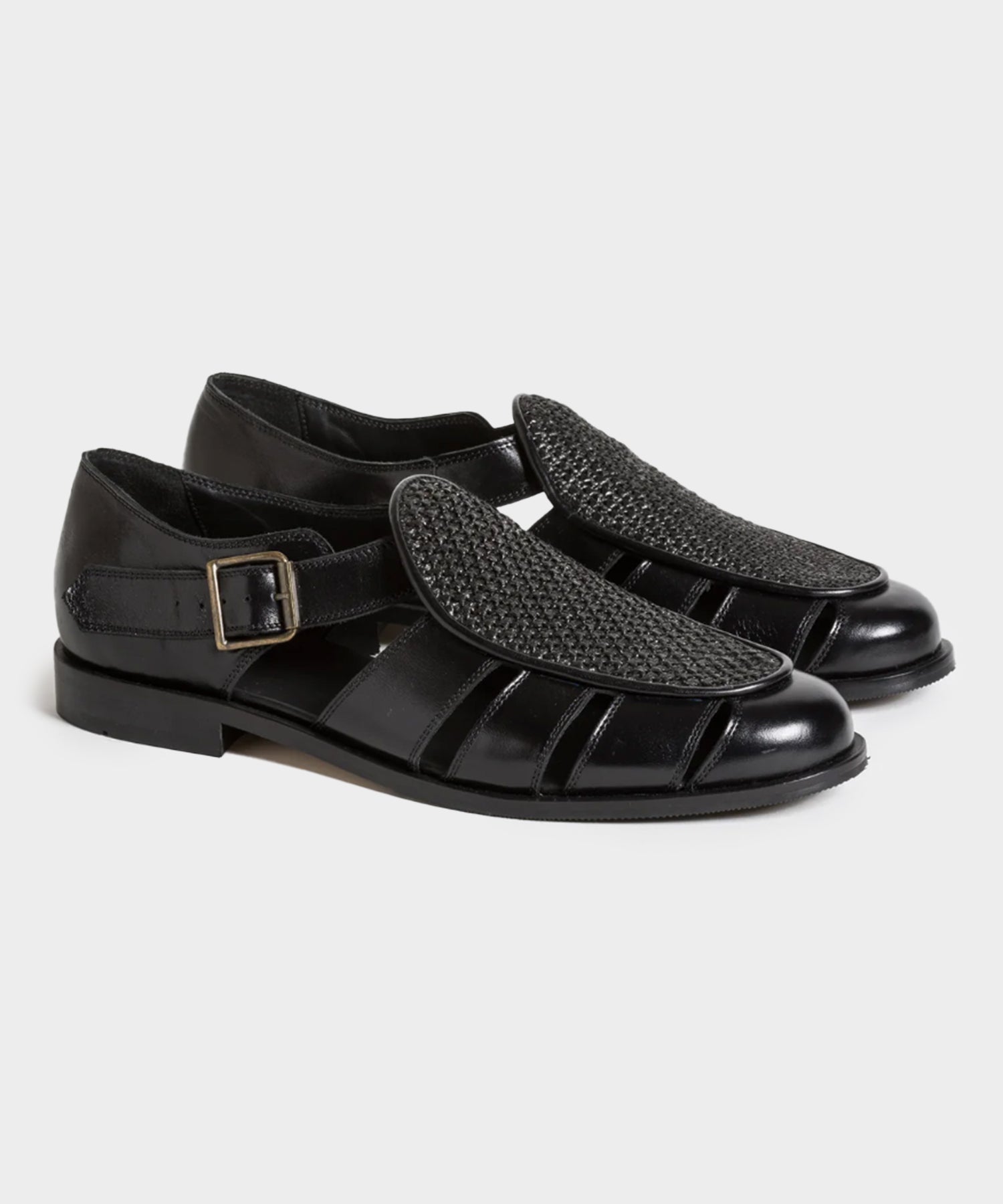 Jacques Solovière Franck Raffia Fisherman Sandal