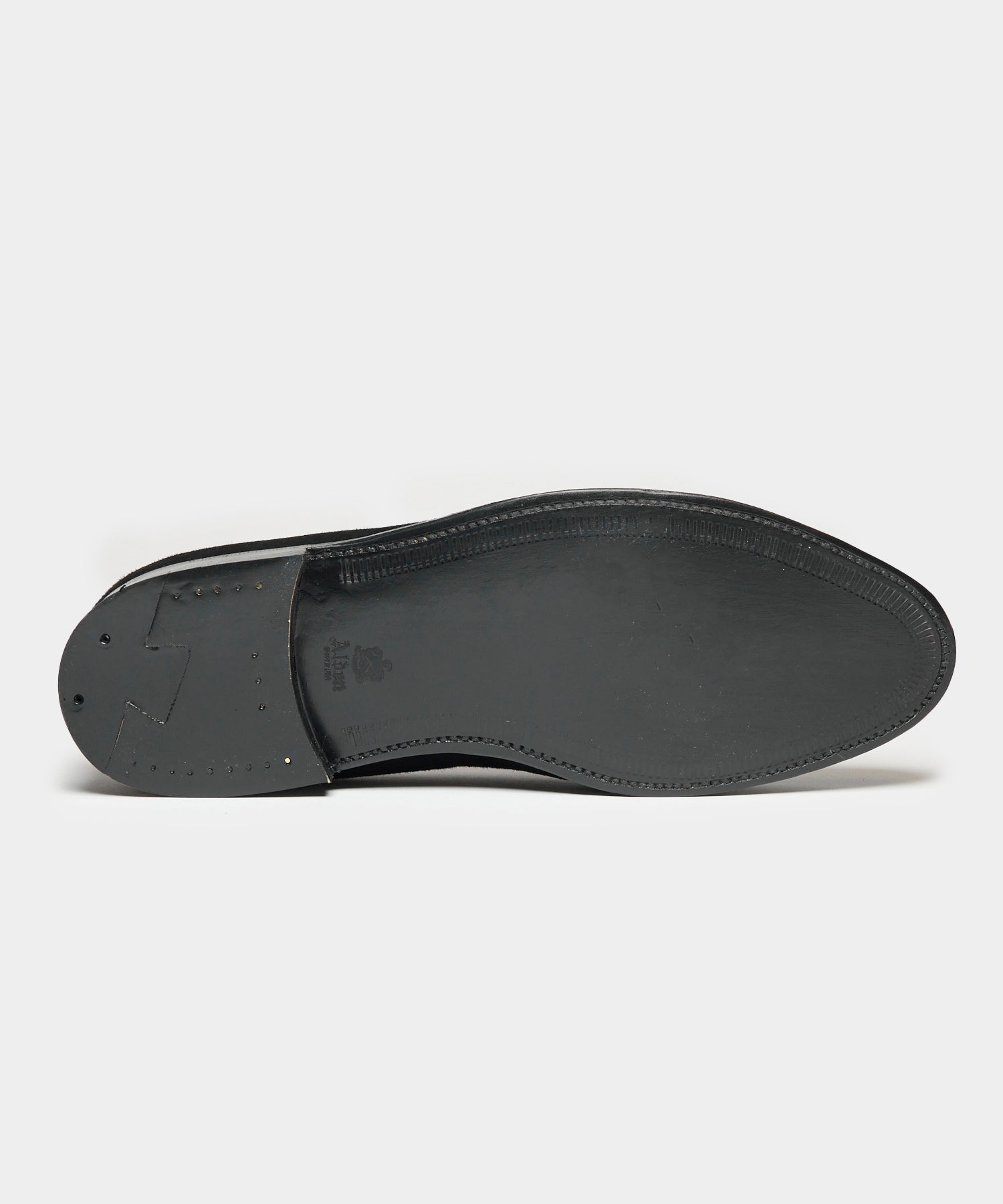 Todd Snyder x Alden Suede Blackout Tassel Loafer