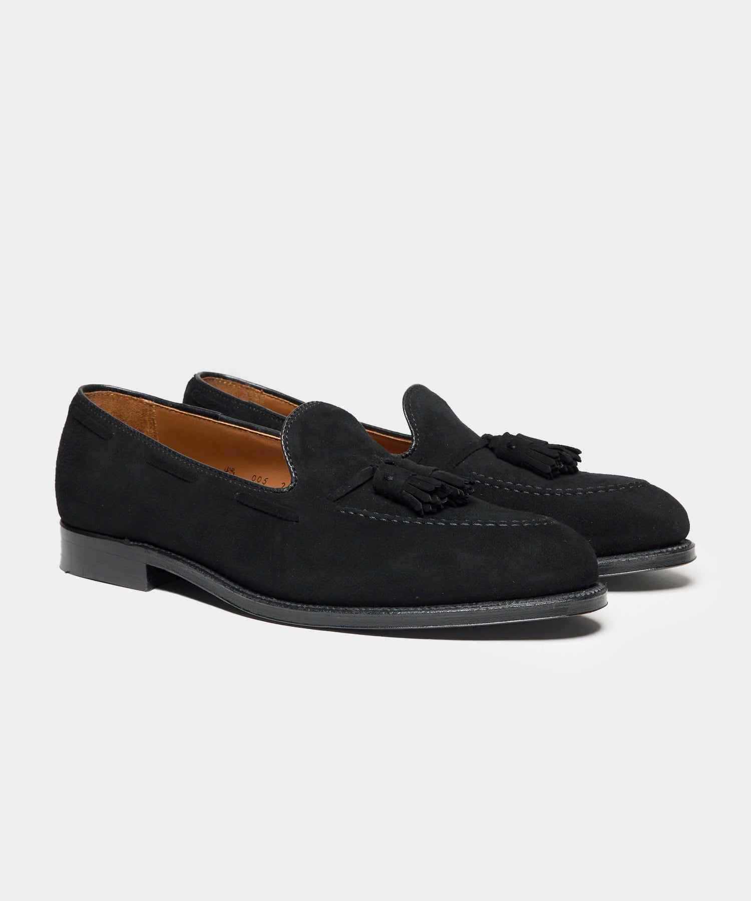 Todd Snyder x Alden Suede Blackout Tassel Loafer