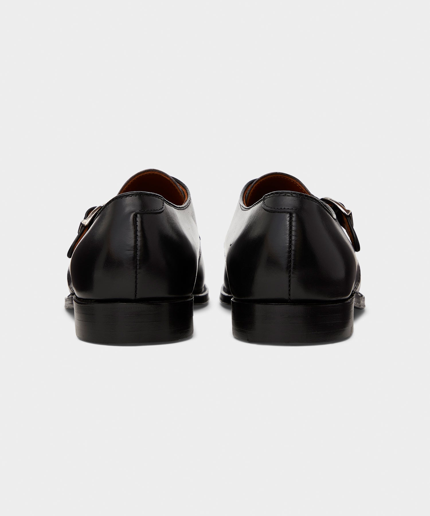 Alden Plain Toe Monk Strap Shoe