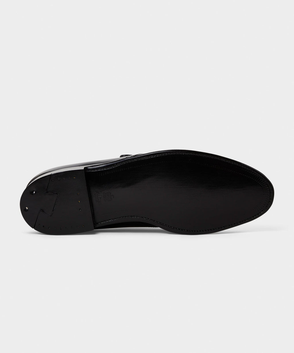 Alden Plain Toe Monk Strap Shoe