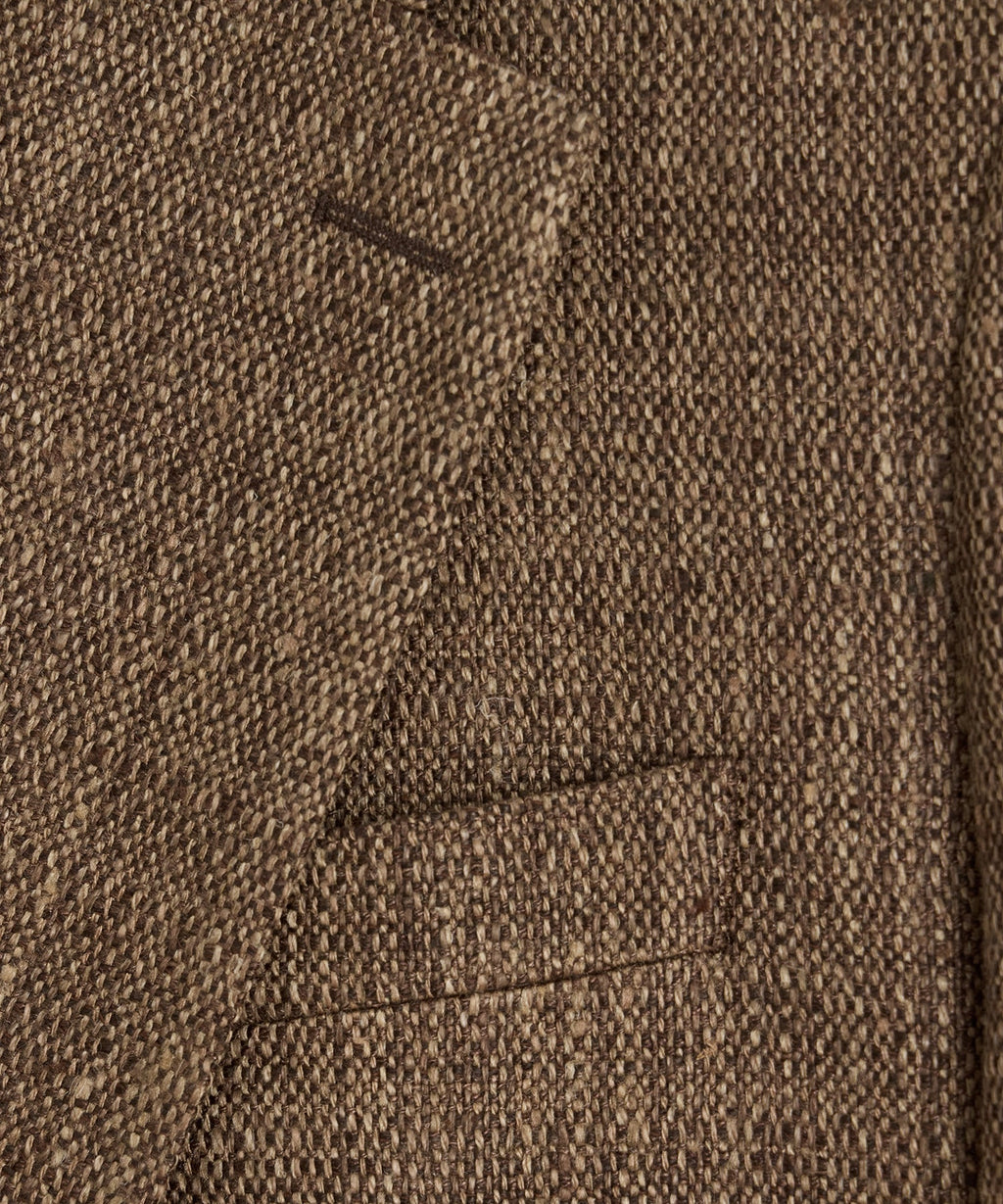 Italian Linen Silk Donegal Wythe Jacket