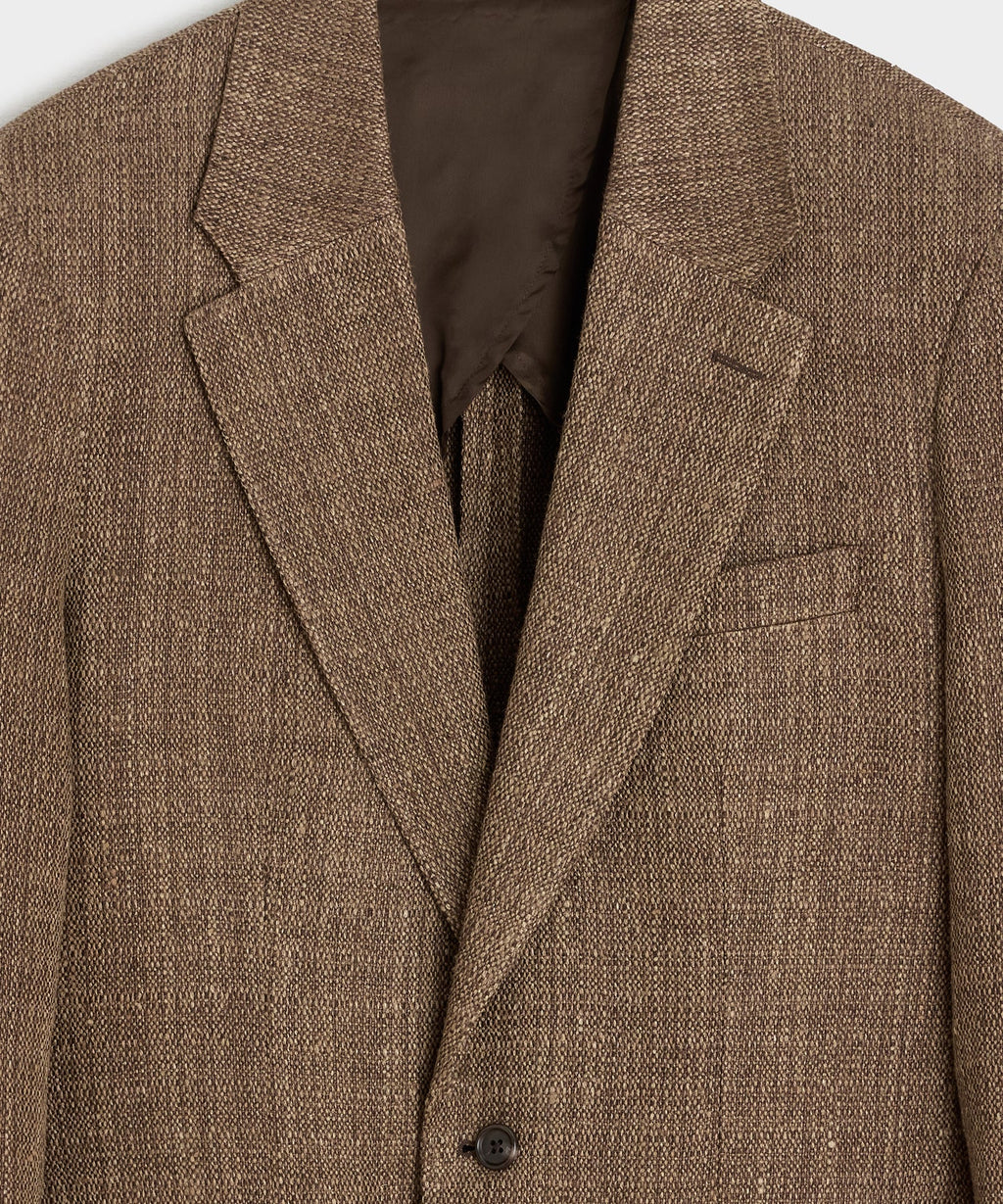 Italian Linen Silk Donegal Wythe Jacket