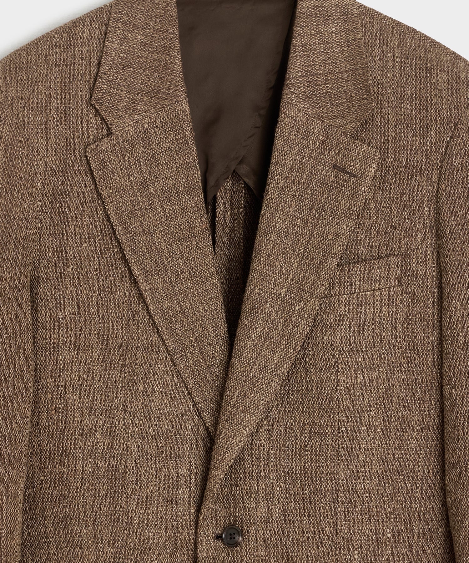 Italian Linen Silk Donegal Wythe Jacket