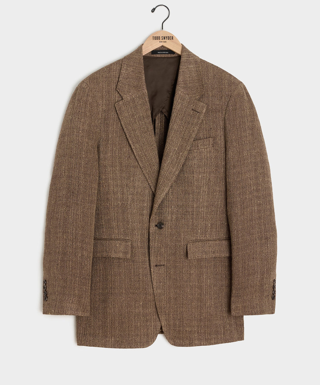 Italian Linen Silk Donegal Wythe Jacket
