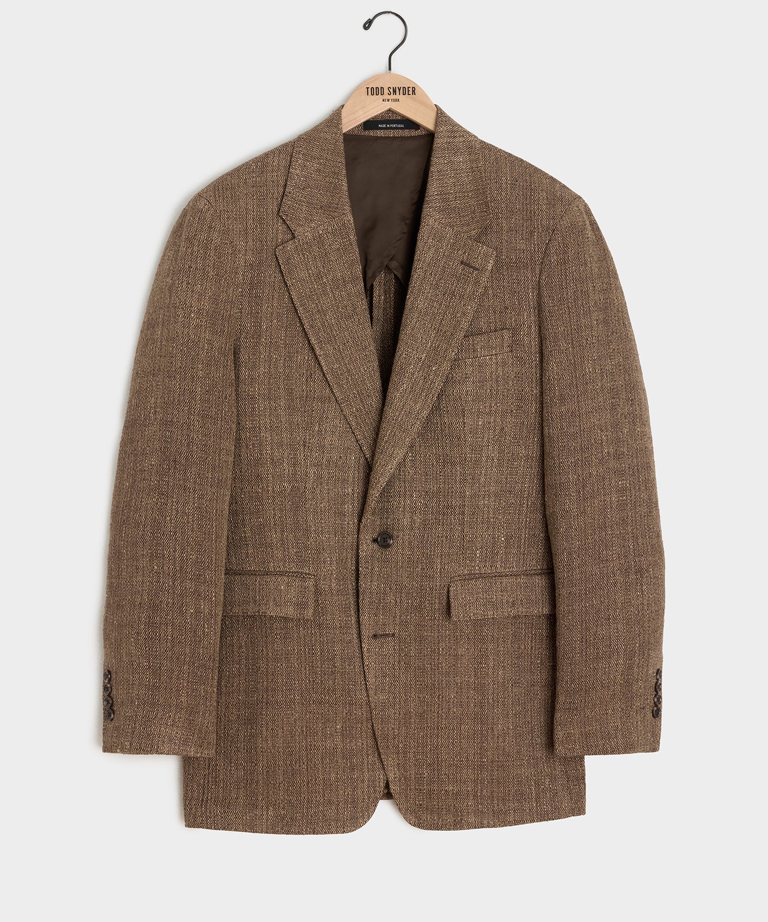 Italian Linen Silk Donegal Wythe Jacket