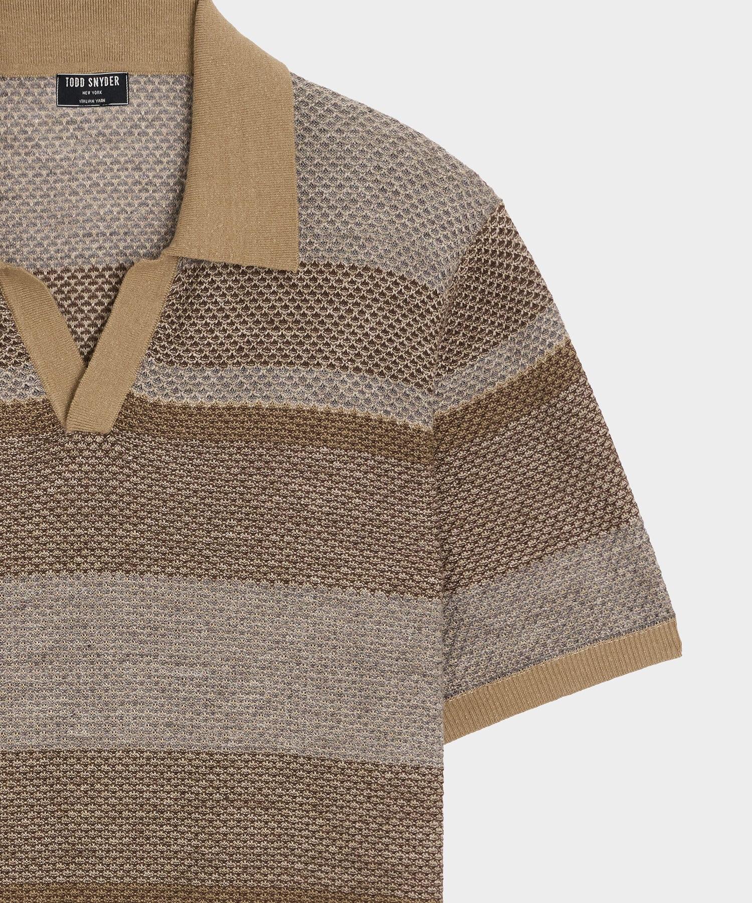 Linen-Cotton Montauk Sweater Polo