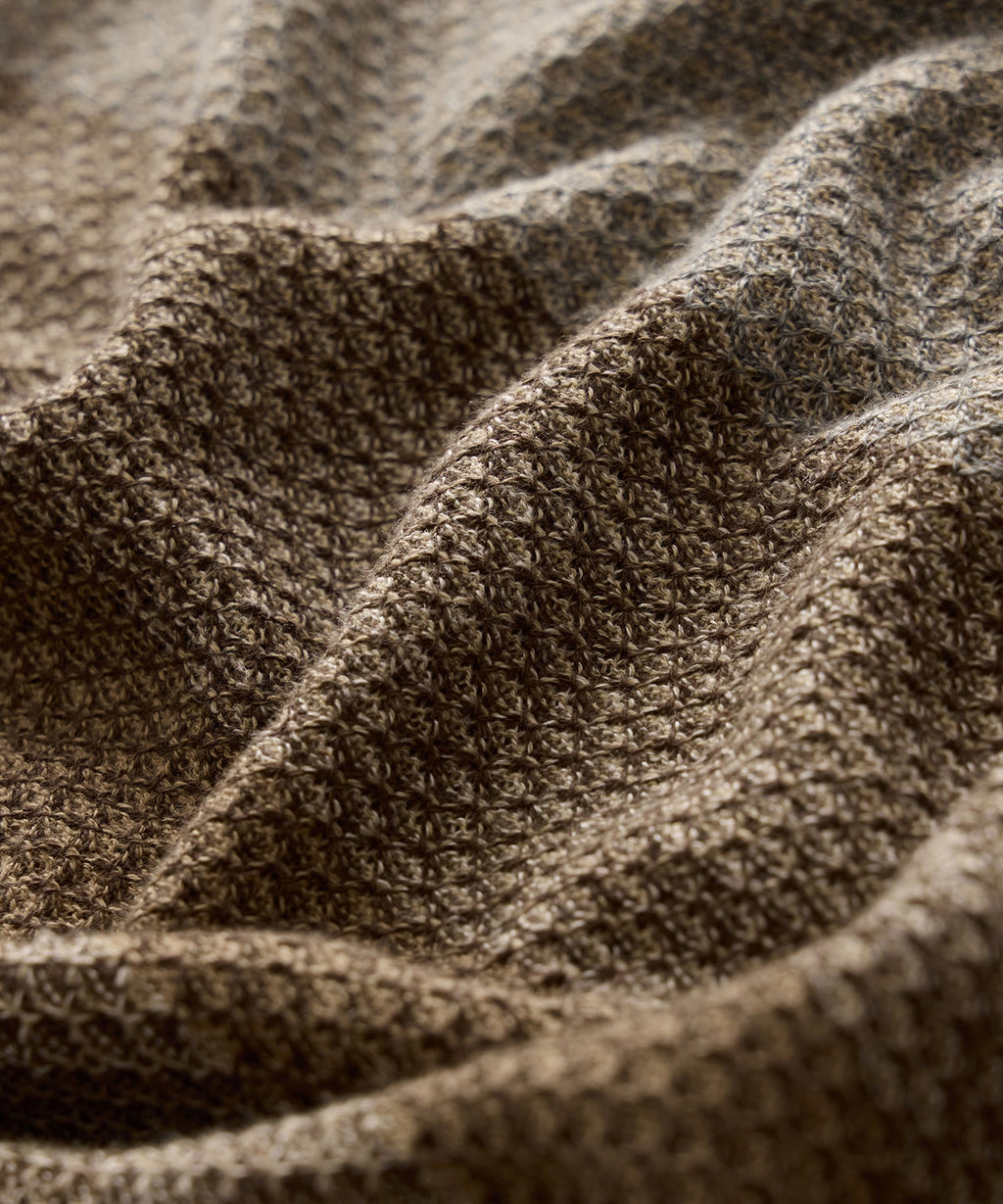 Linen-Cotton Montauk Sweater Polo