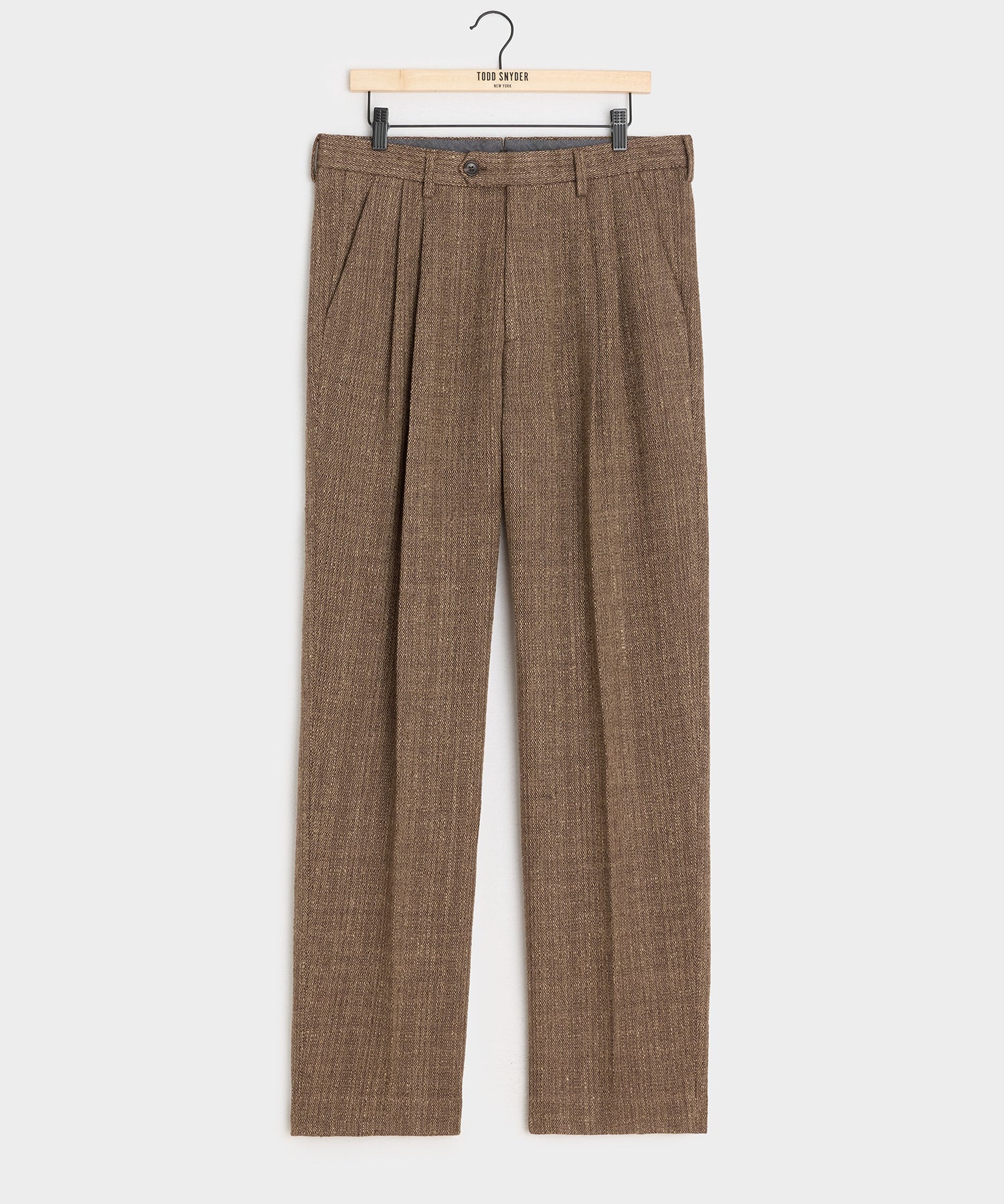 Italian Linen Silk Donegal Wythe Trouser