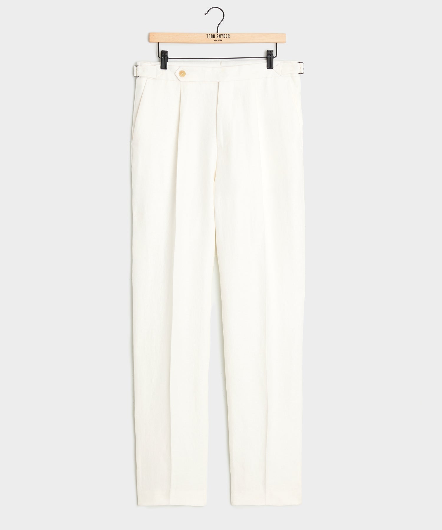 Italian Linen Side Tab Trouser