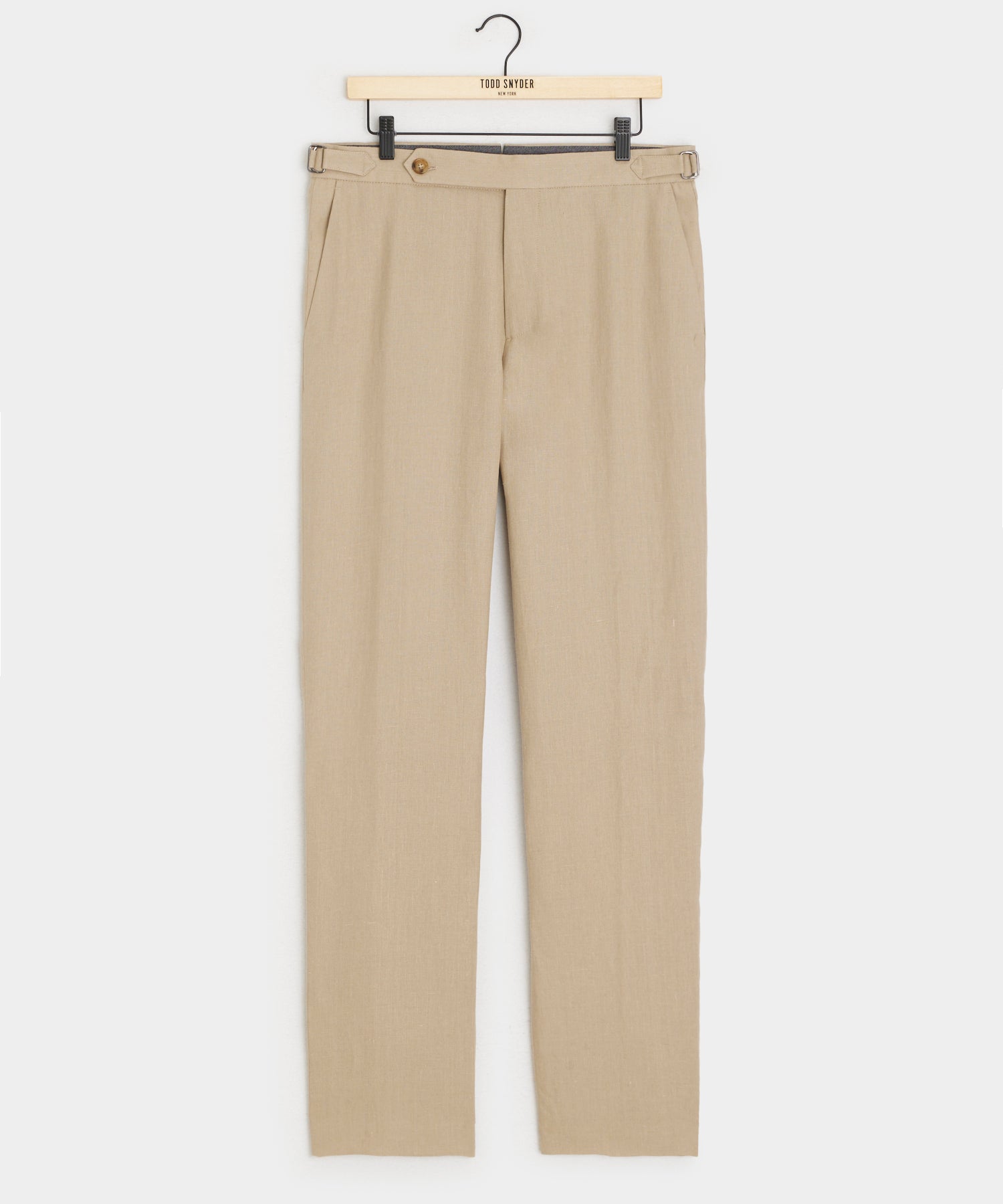 Italian Linen Side Tab Trouser