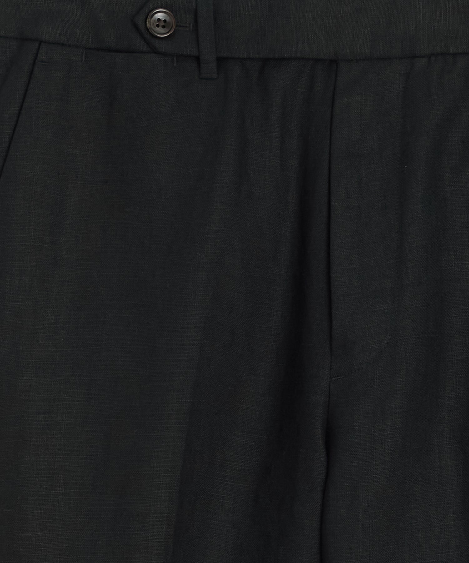 Straight Fit Linen Tab Trouser