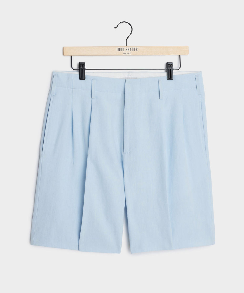 8" Italian Sueded Linen Hollywood Short