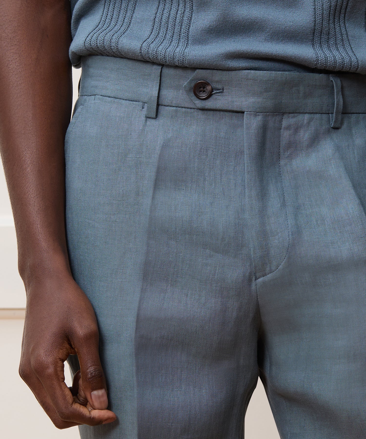 Italian Linen Sutton Trouser