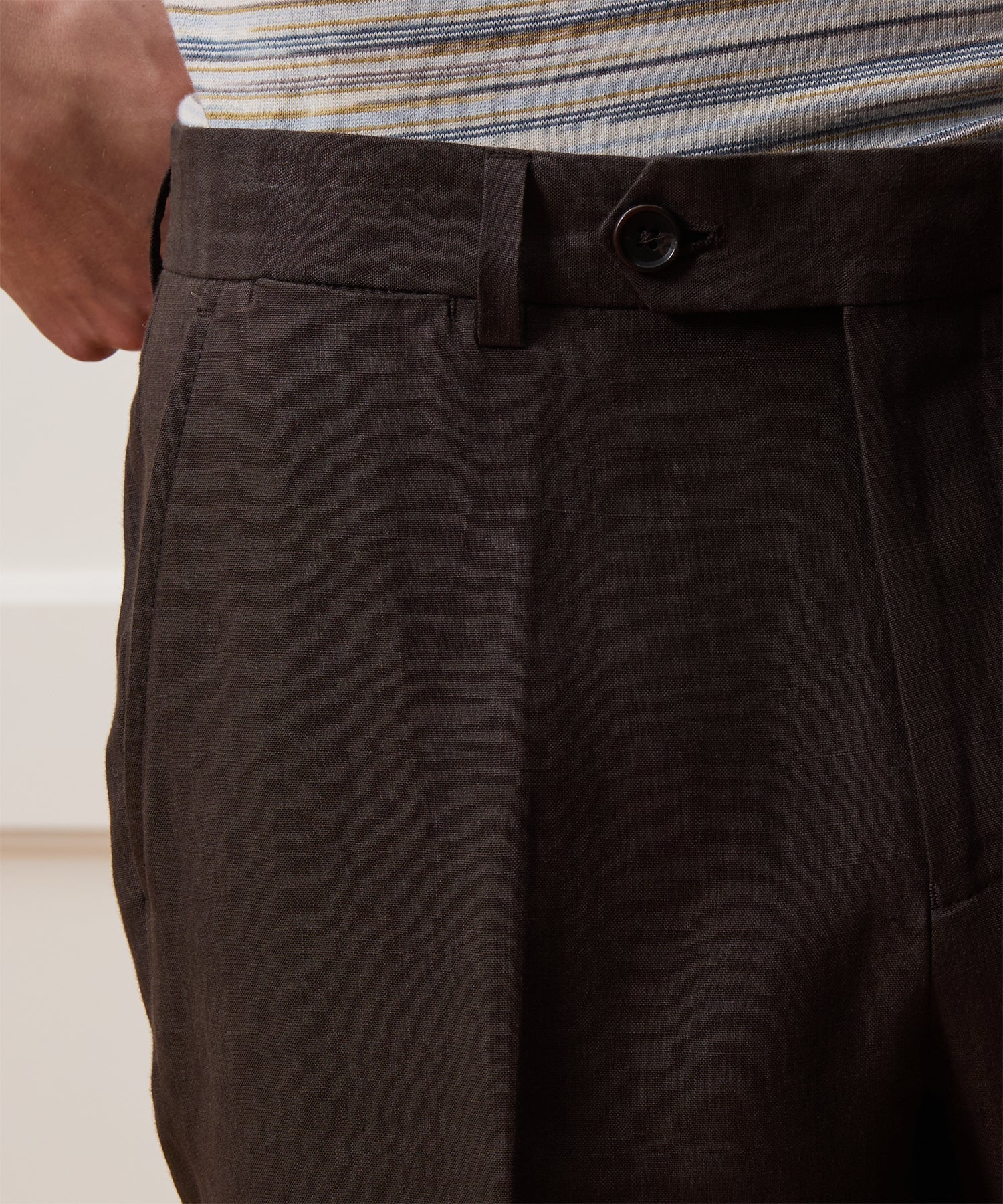 Italian Linen Sutton Trouser
