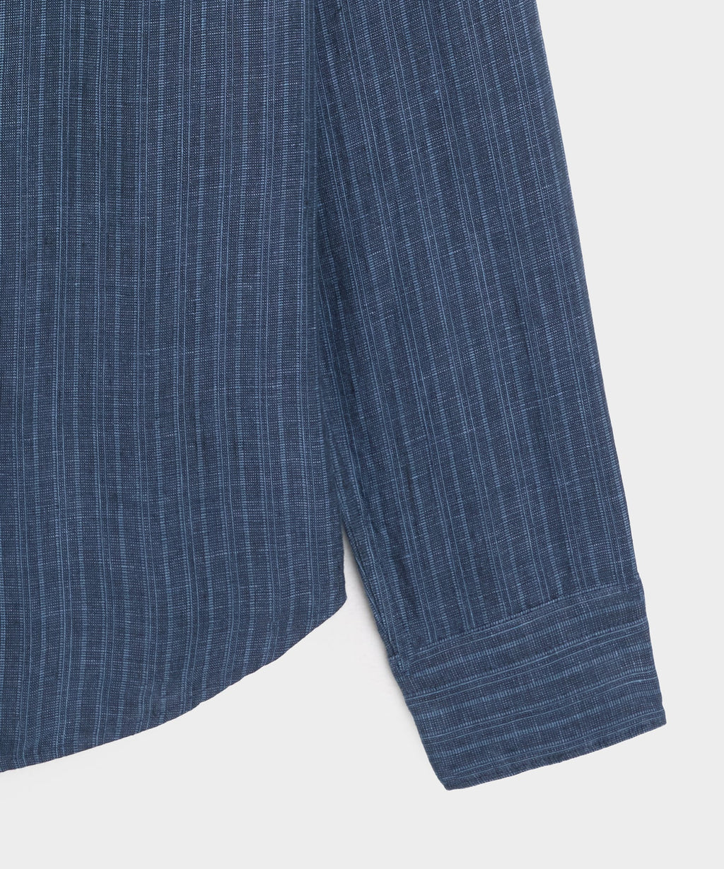 Slim Sea Soft Irish Linen Point Collar Shirt