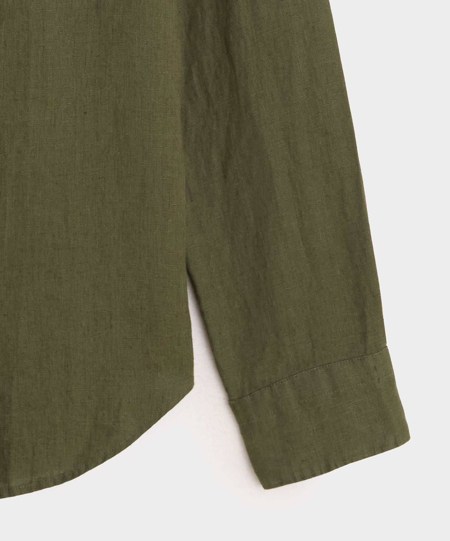 Slim Sea Soft Irish Linen Point Collar Shirt