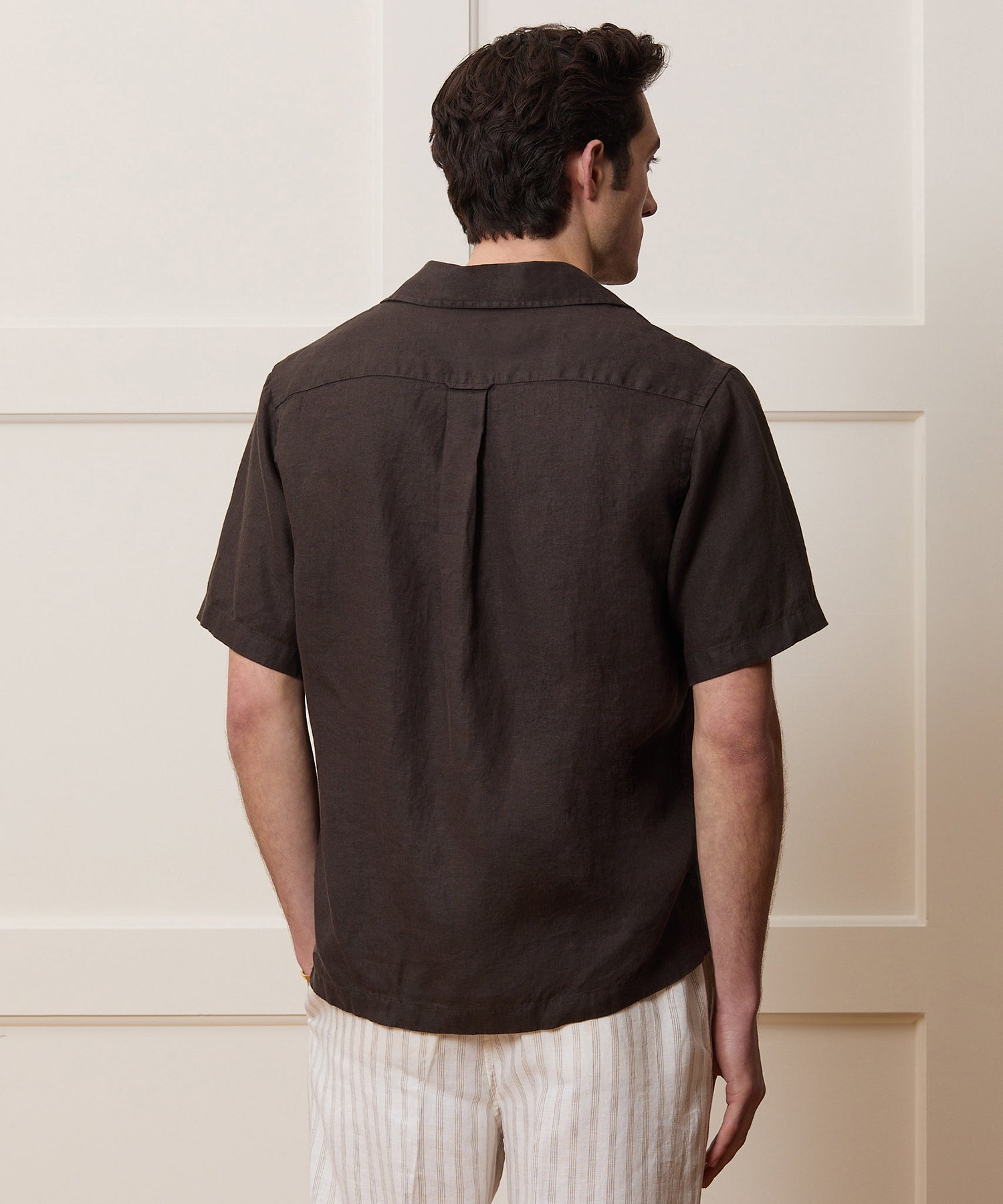 Relaxed Sea Soft Irish Linen Popover Shirt