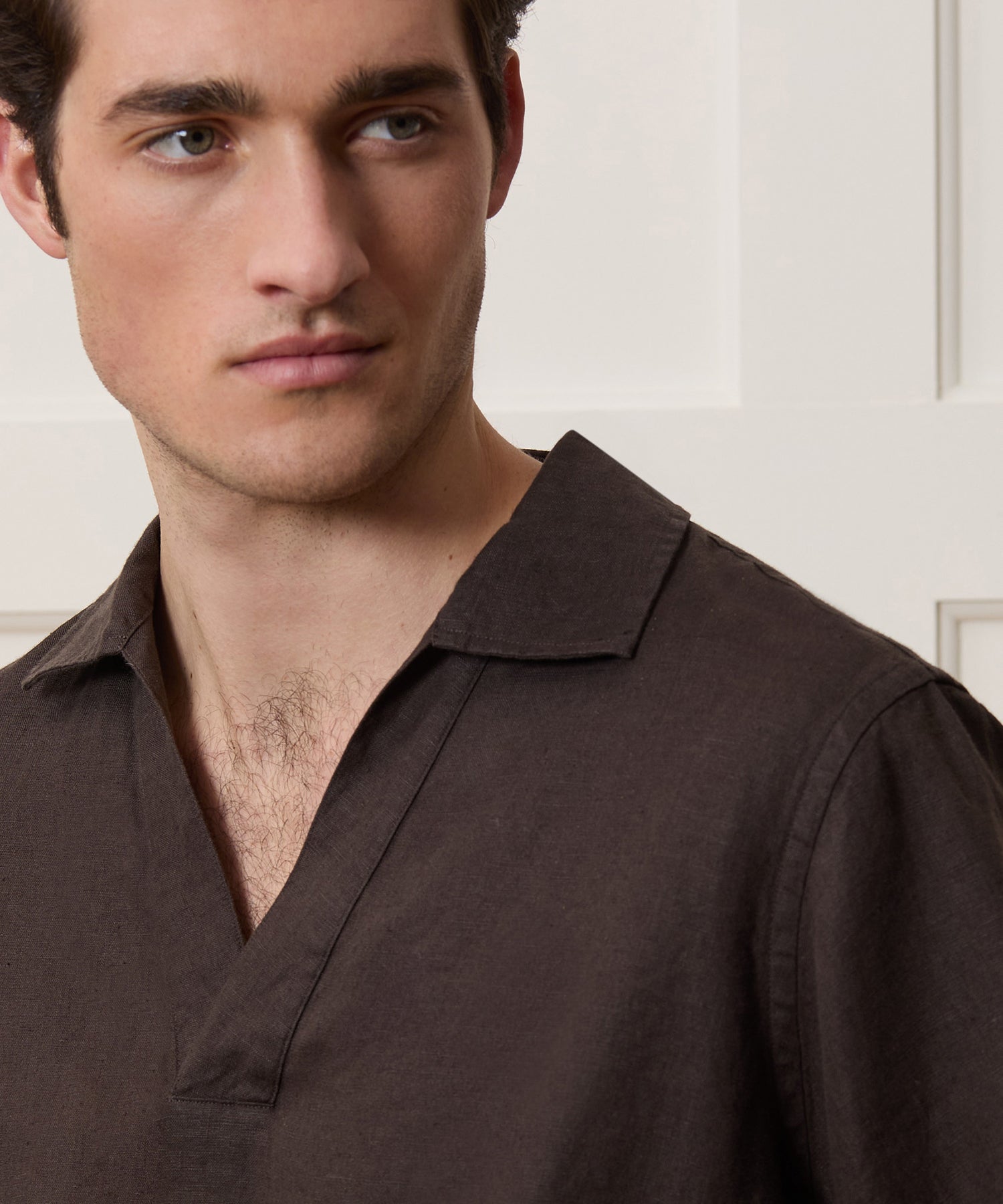 Relaxed Sea Soft Irish Linen Popover Shirt
