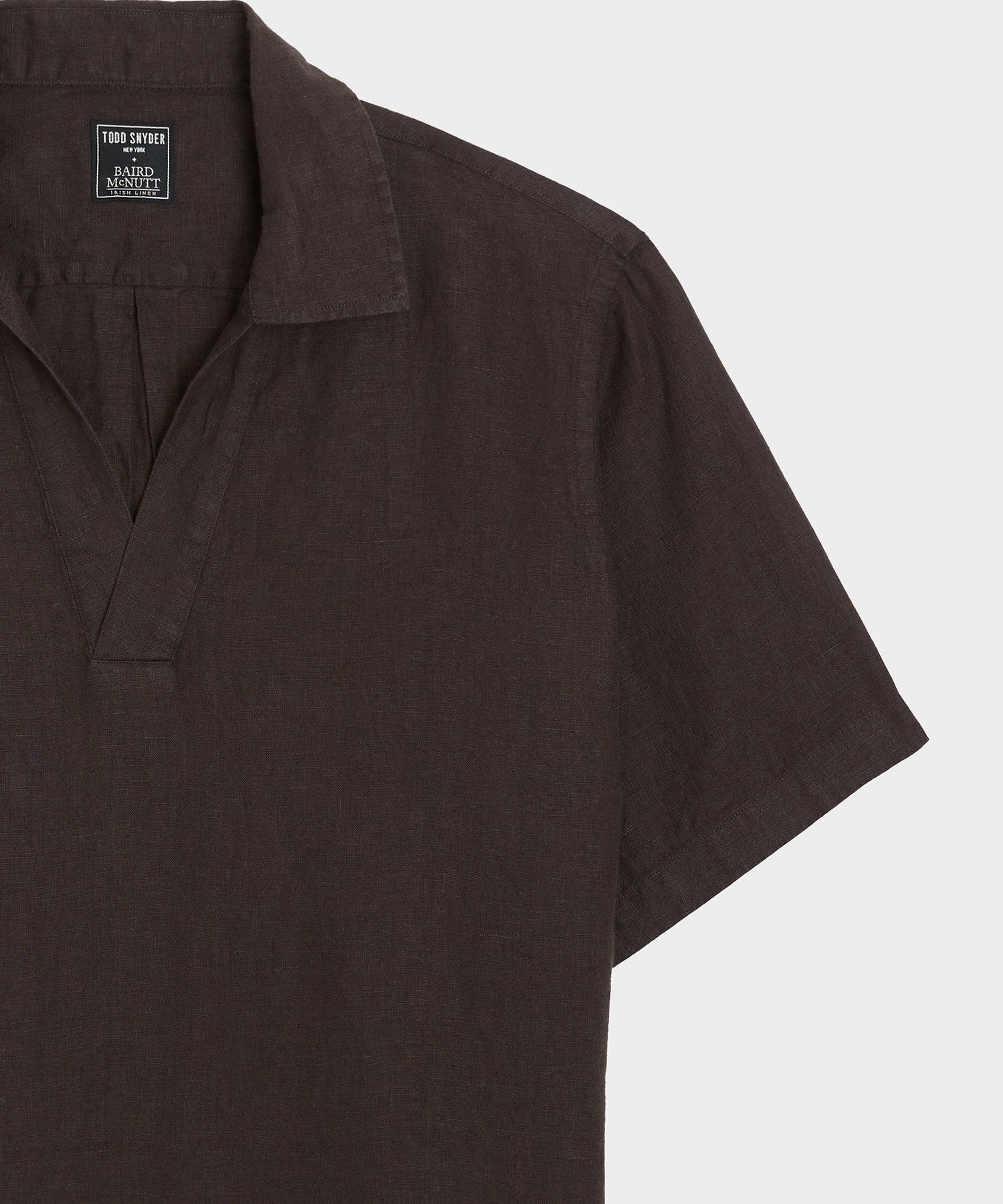Relaxed Sea Soft Irish Linen Popover Shirt