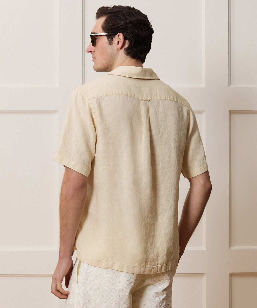 Relaxed Sea Soft Irish Linen Popover Shirt