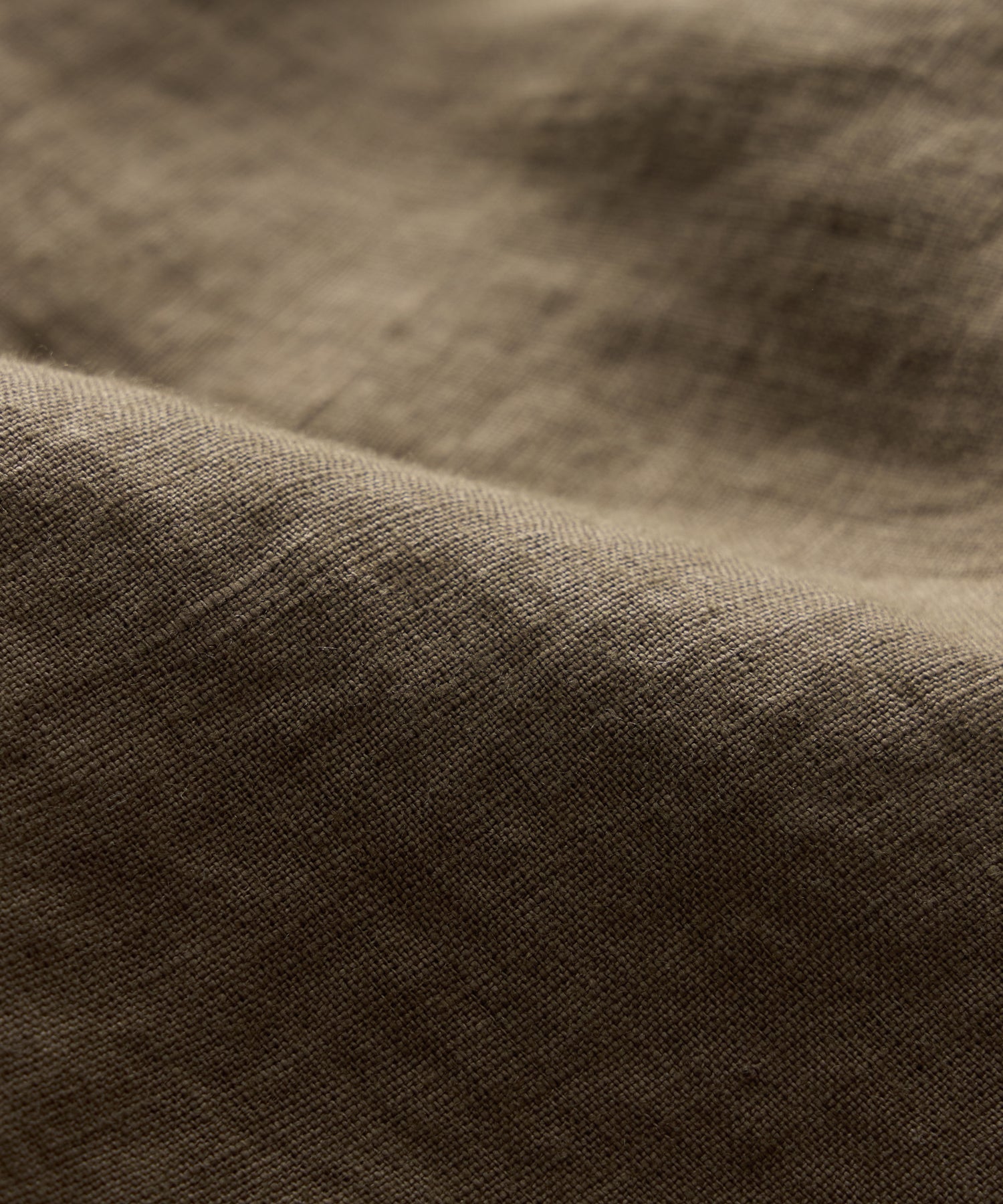Cropped Sea Soft Irish Linen Camp Collar Shirt