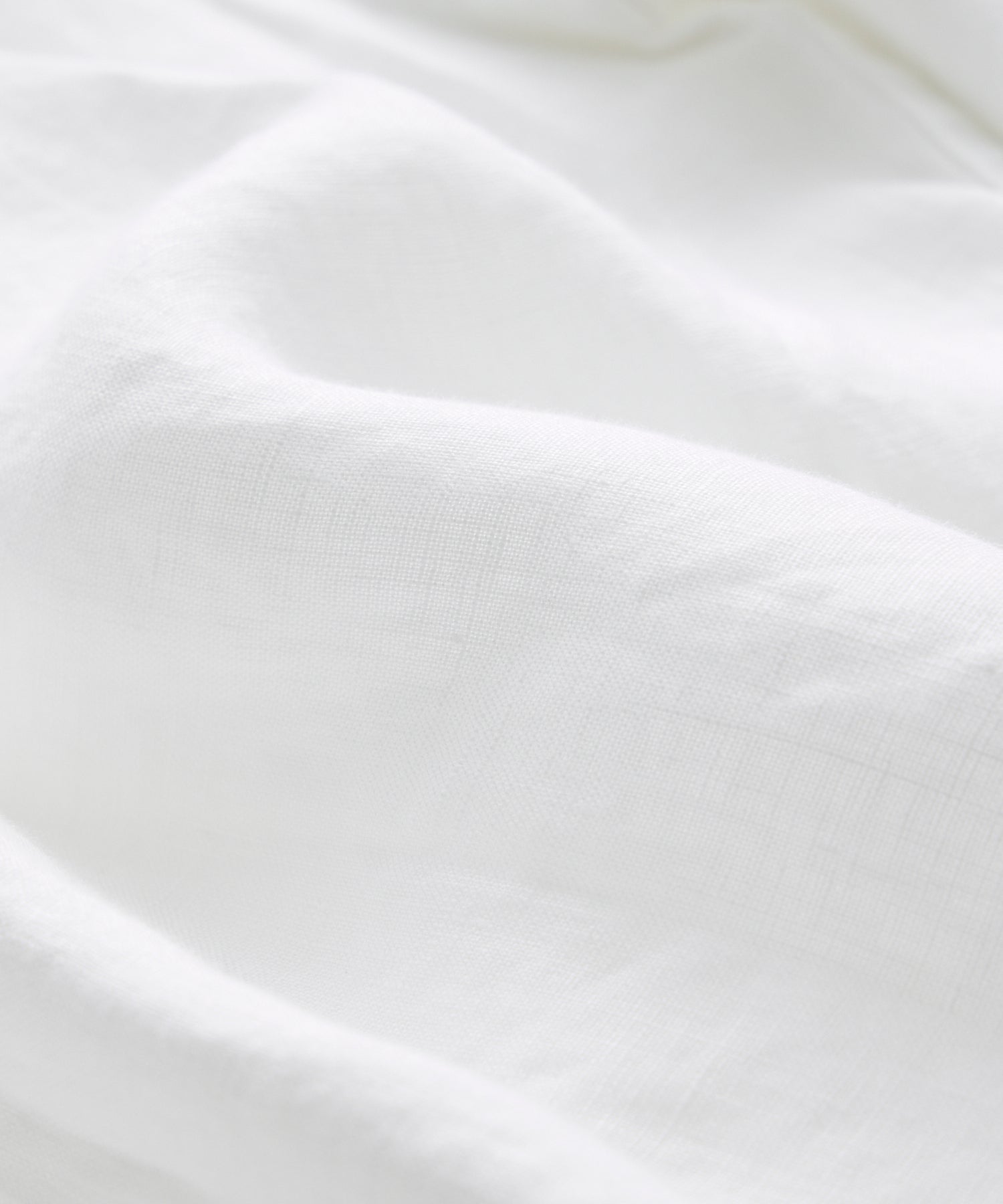 Cropped Sea Soft Irish Linen Camp Collar Shirt