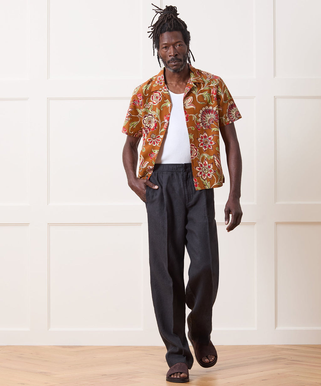 Relaxed Linen Leisure Pant