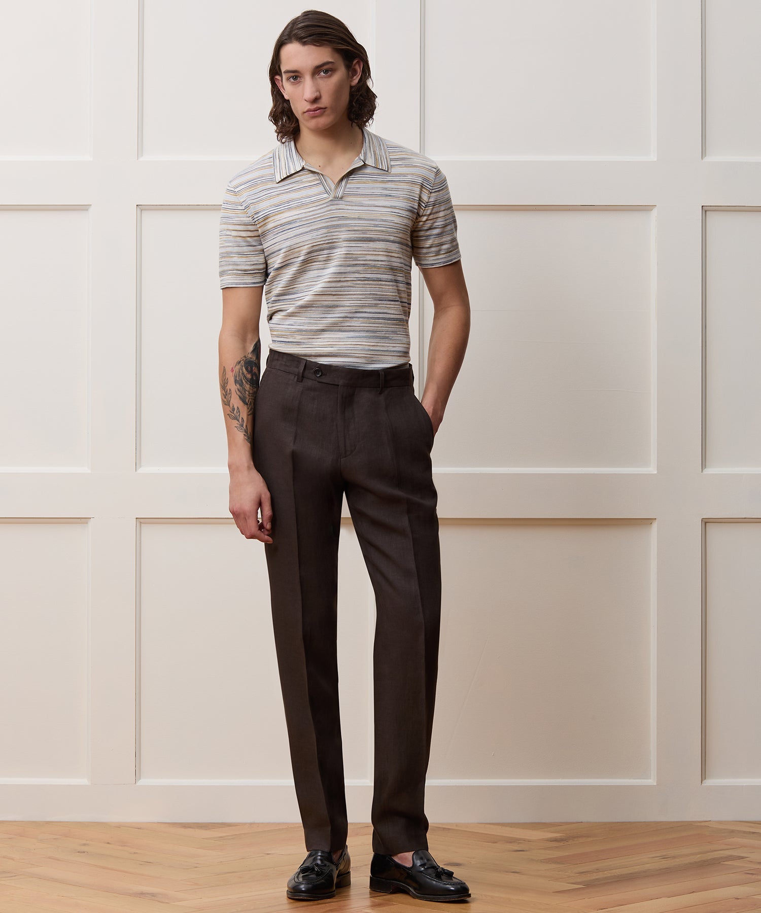 Italian Linen Sutton Trouser