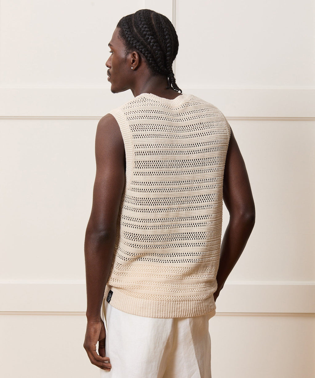 Linen Sweater Vest