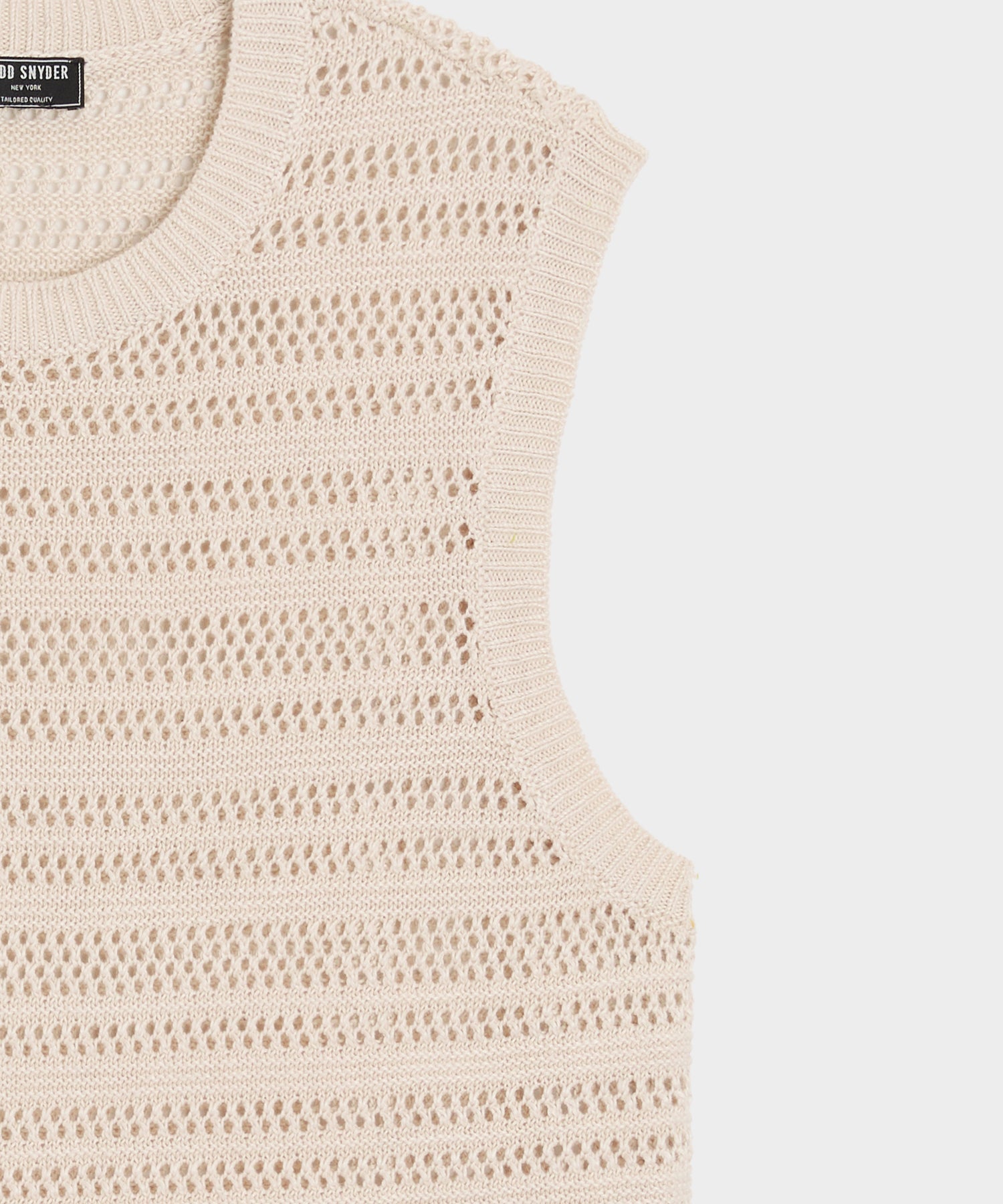 Linen Sweater Vest