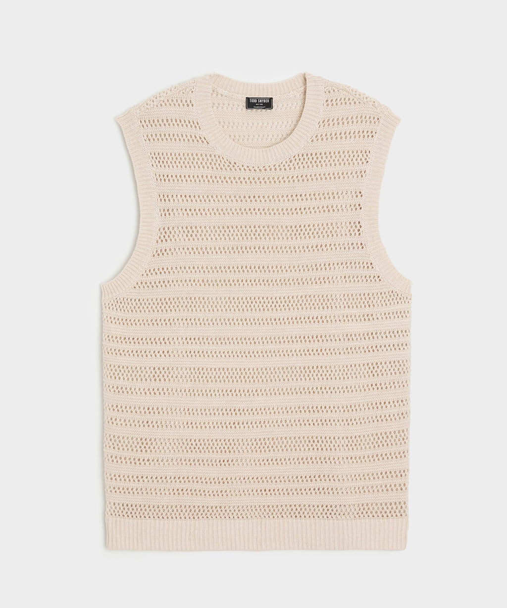 Linen Sweater Vest