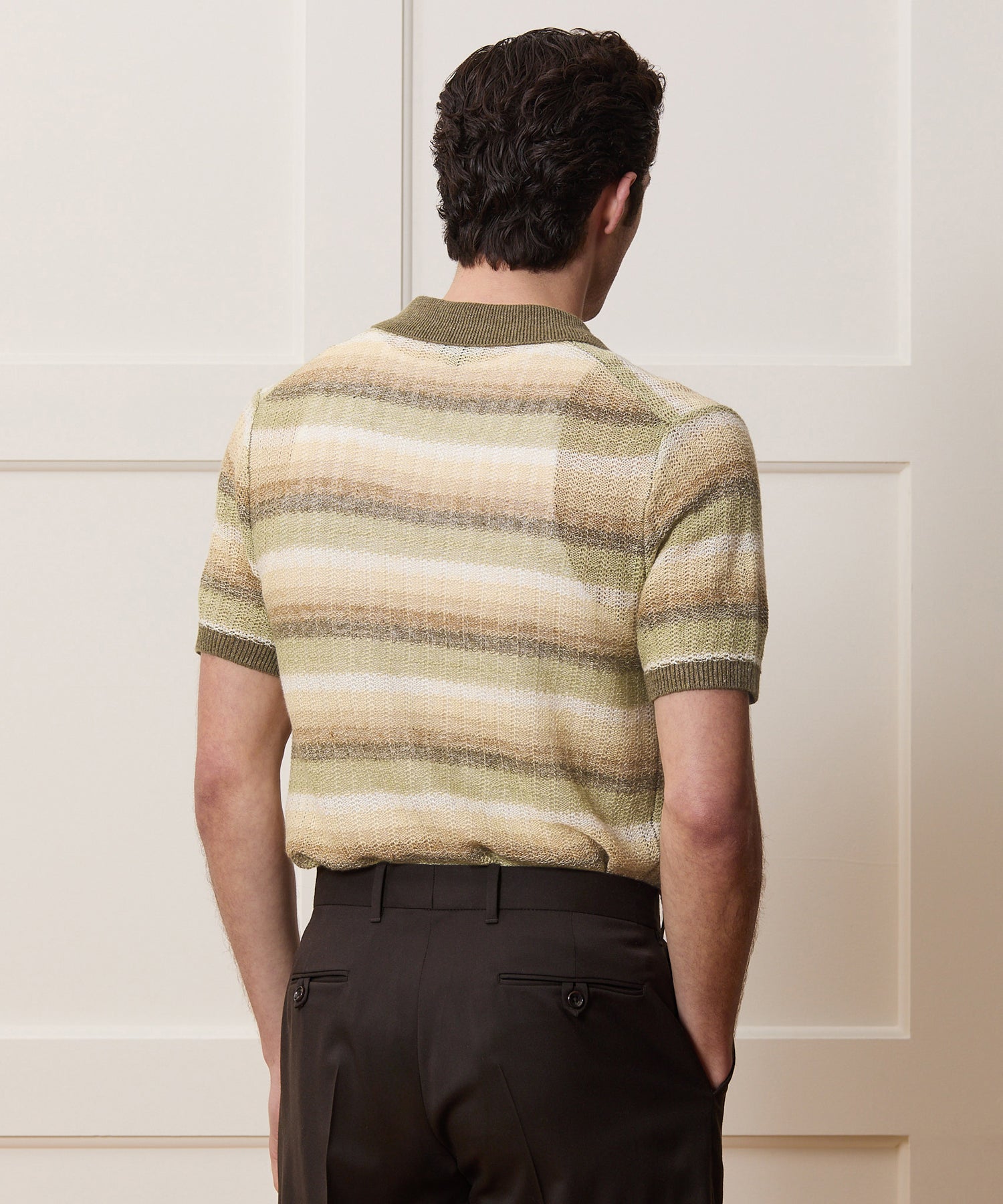 Linen Sweater Polo