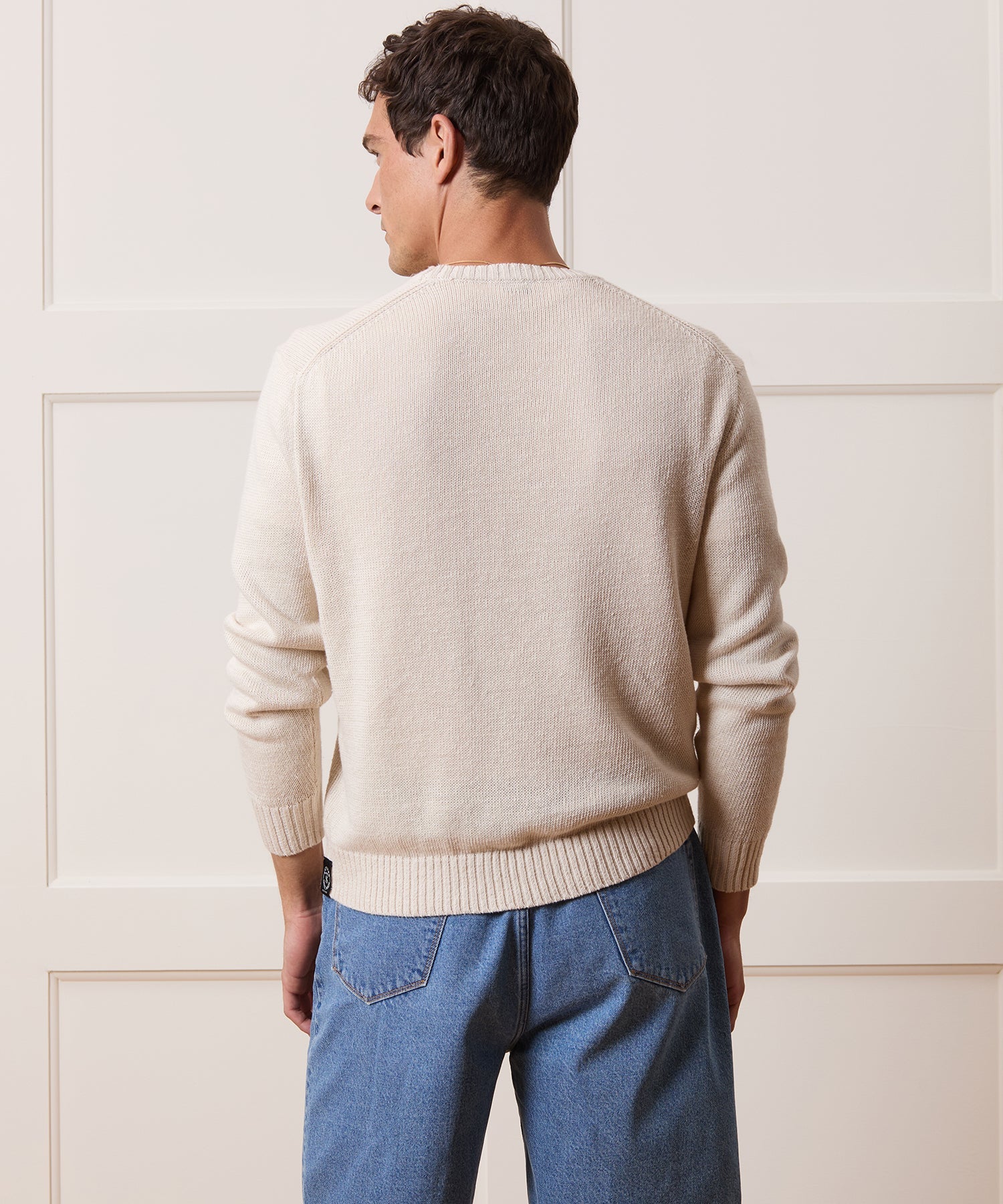 Linen Crewneck Sweater
