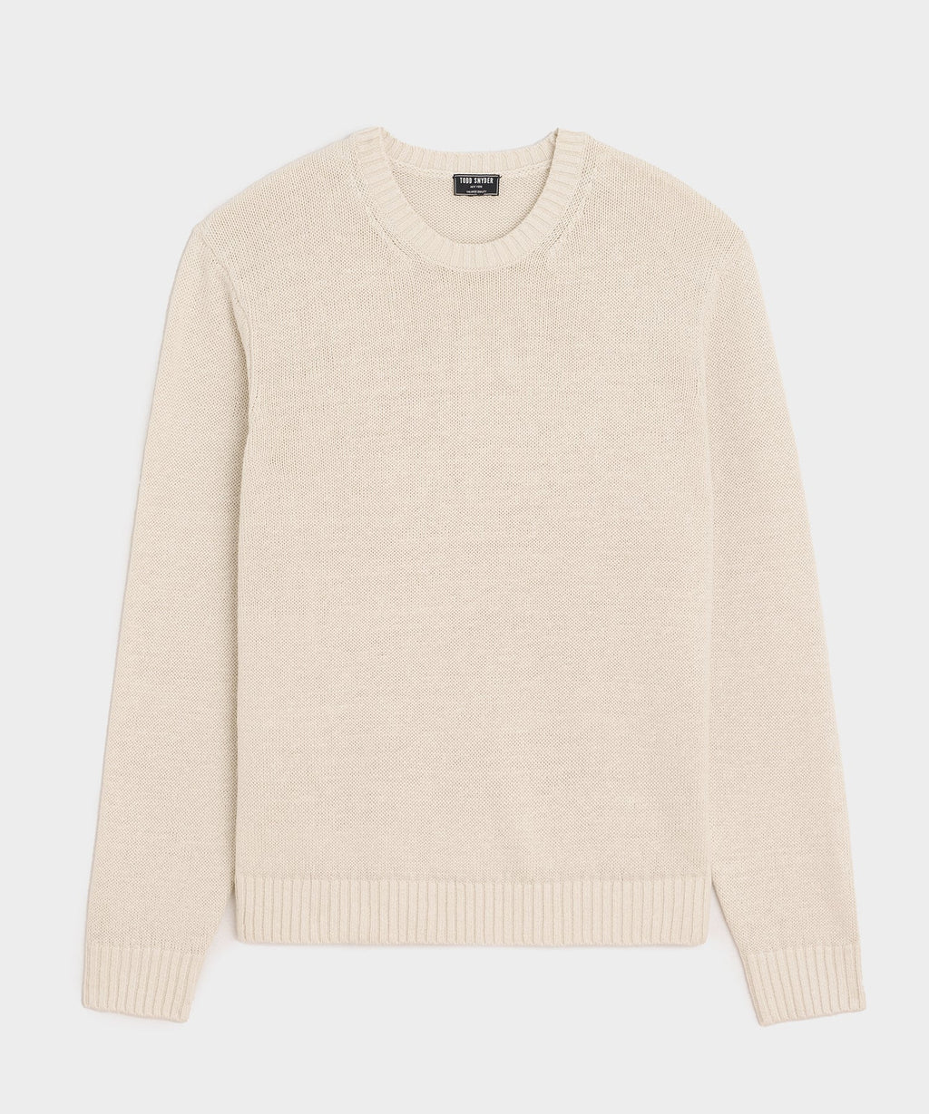 Linen Crewneck Sweater