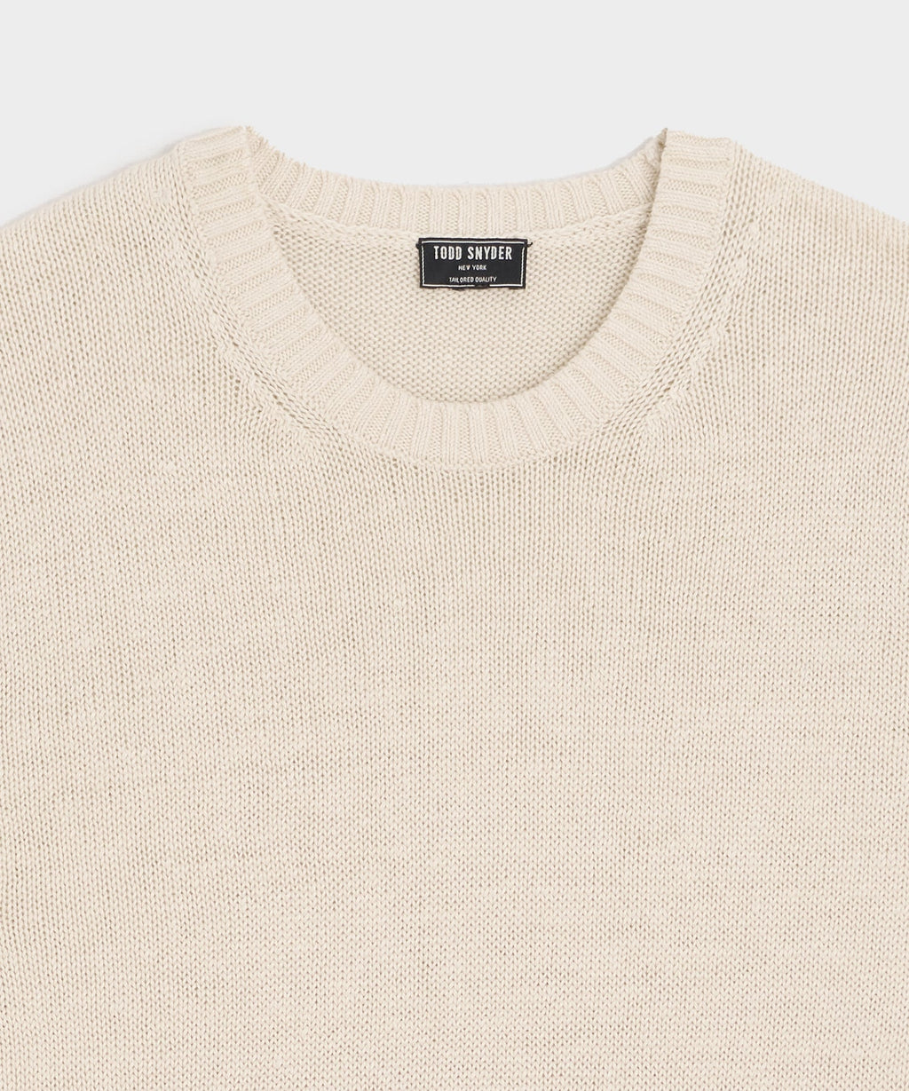 Linen Crewneck Sweater