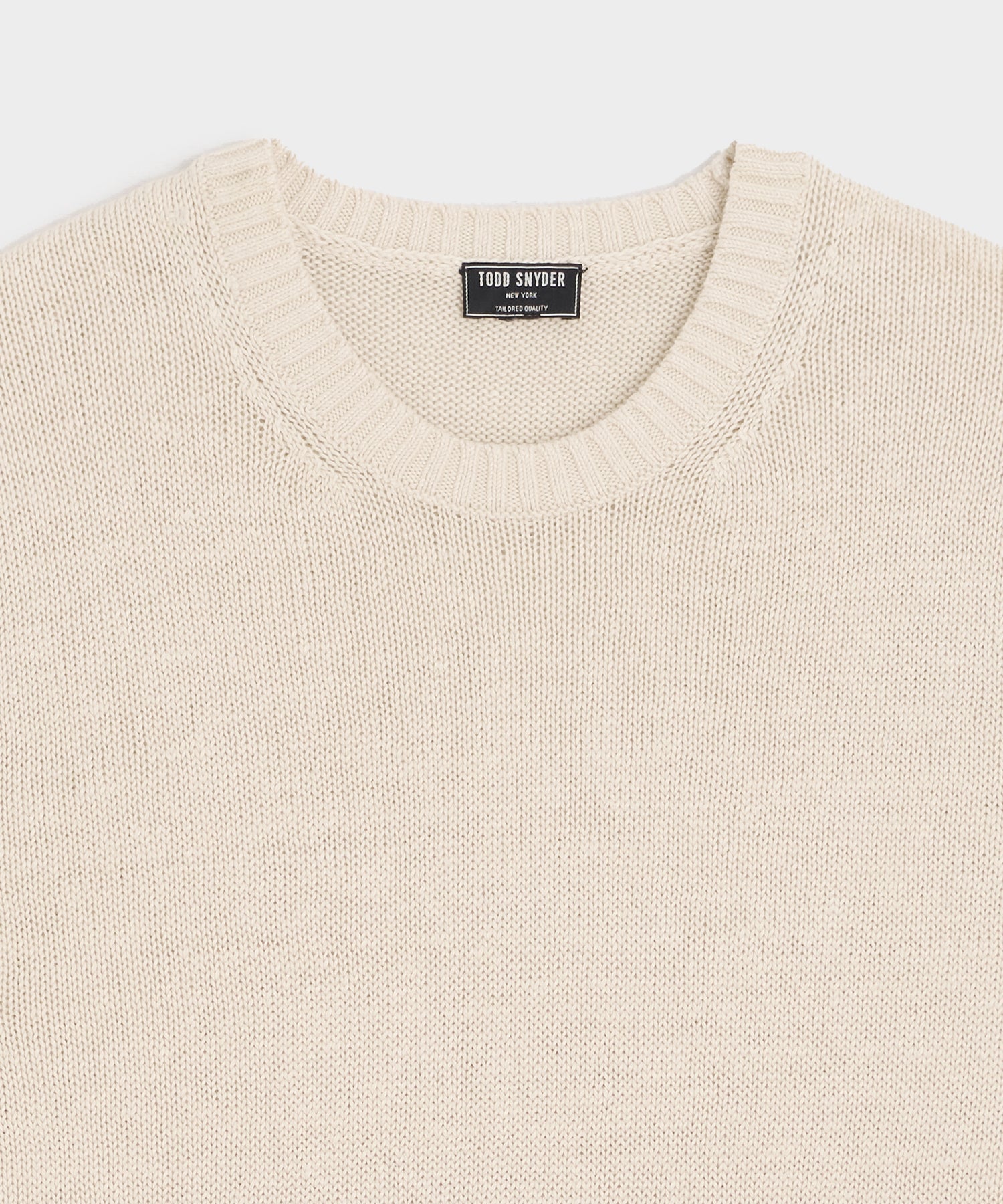 Linen Crewneck Sweater