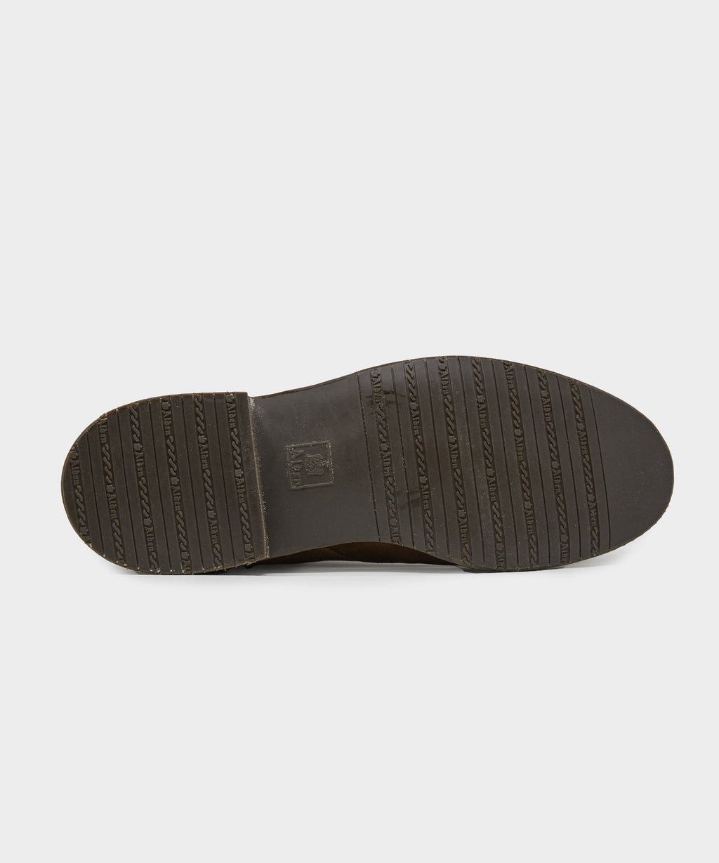 Alden Mocc Toe Derby Blucher Suede Shoe