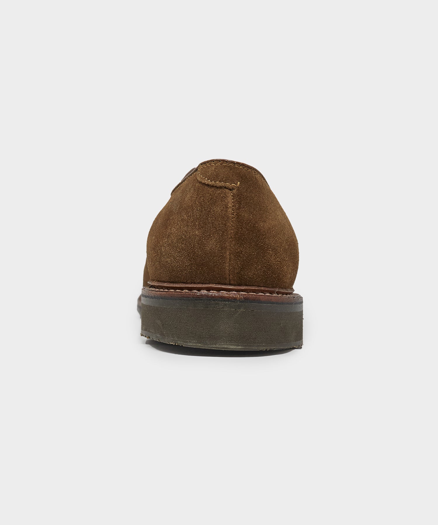 Alden Mocc Toe Derby Blucher Suede Shoe