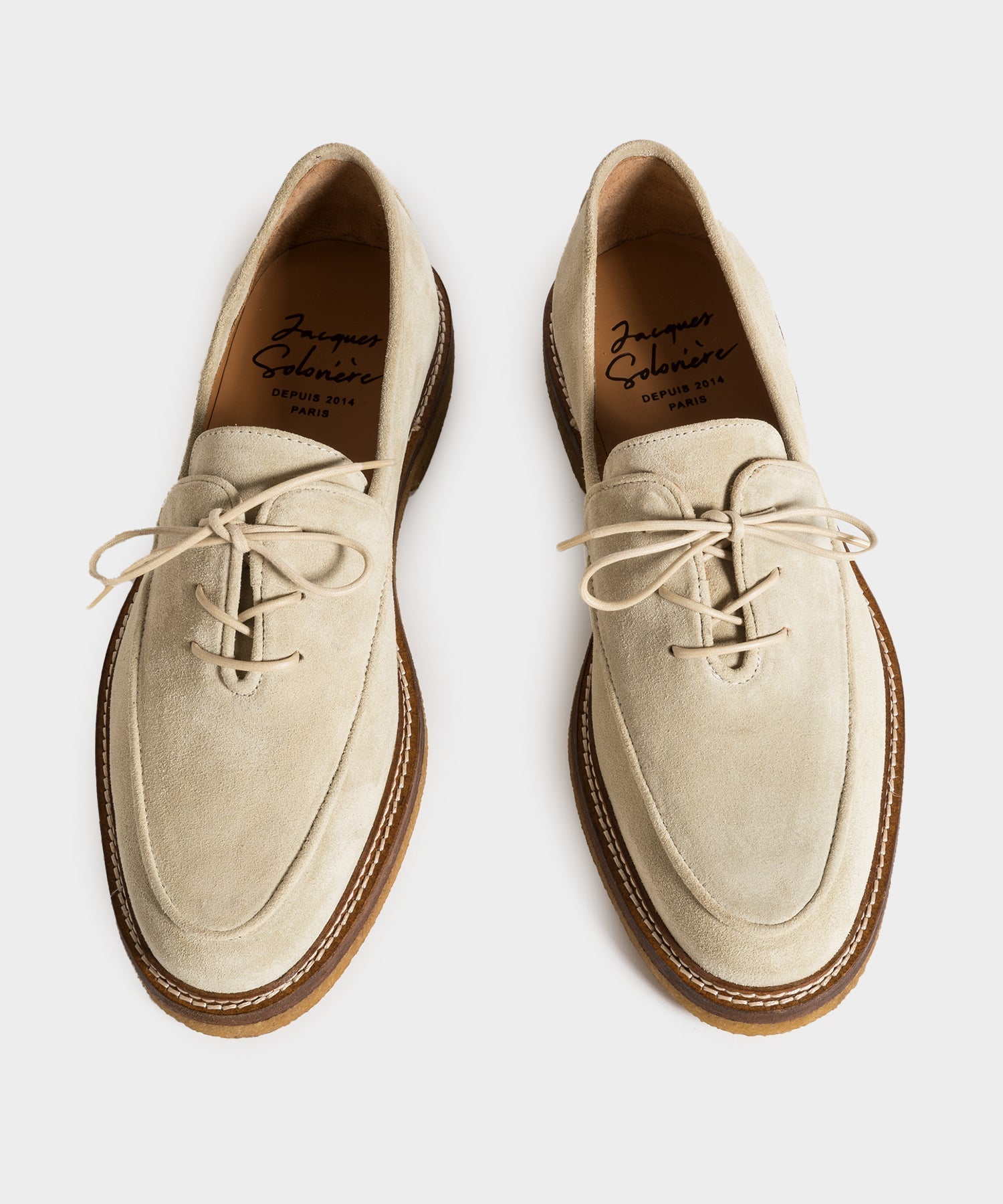 Jacques Solovière Oliver Laceup Derby Suede Shoe