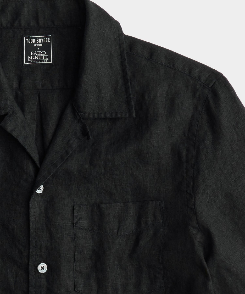 Sea Soft Irish Linen Camp Collar Shirt