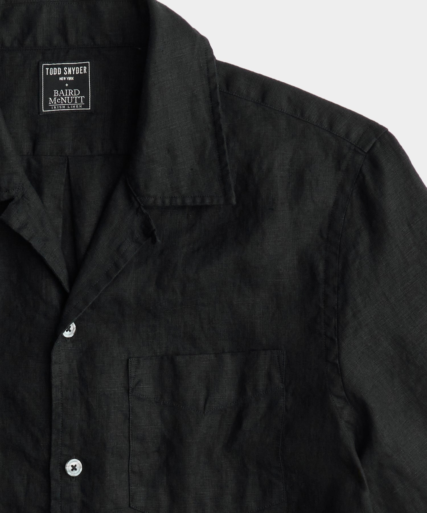 Sea Soft Irish Linen Camp Collar Shirt