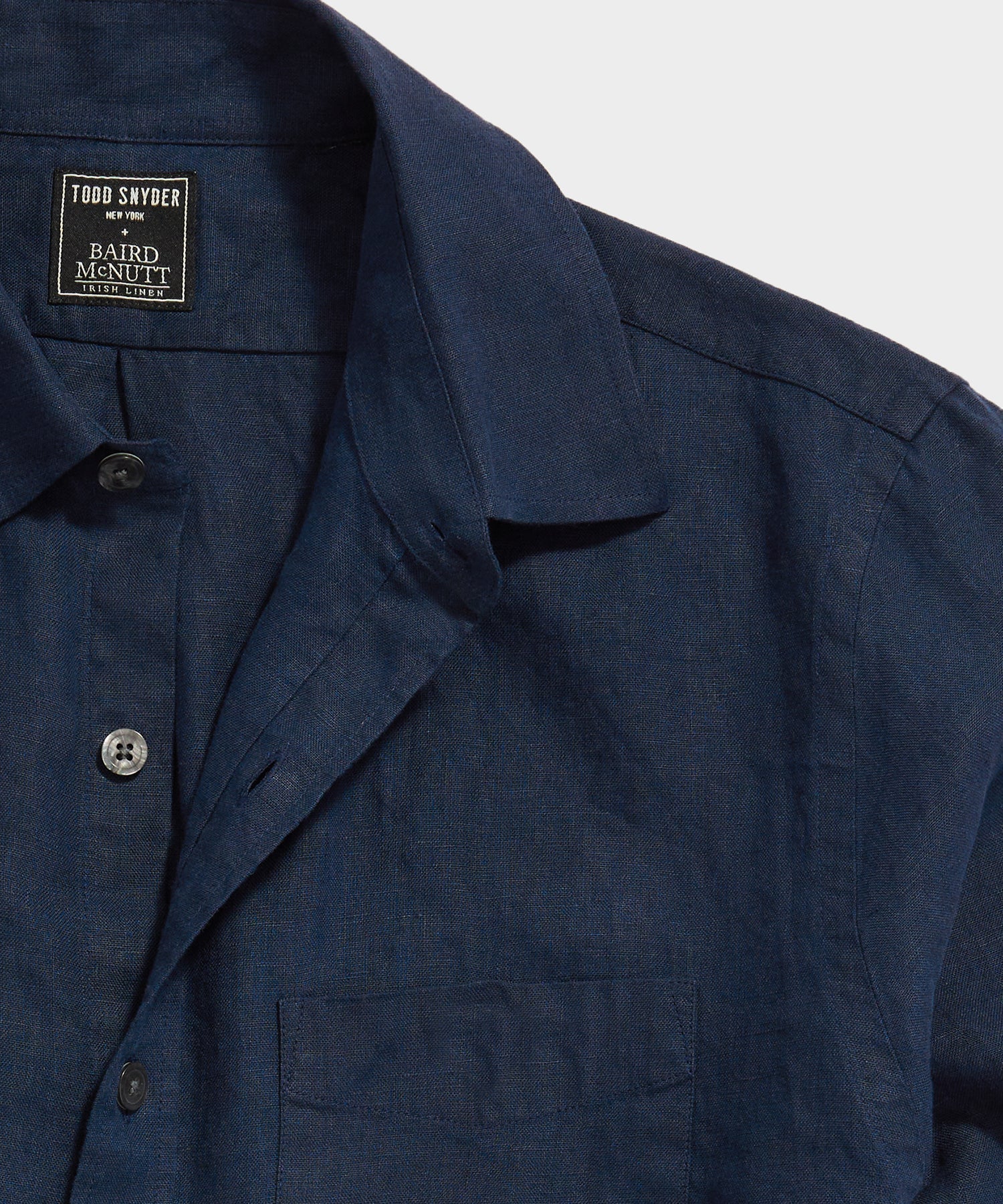 Slim Sea Soft Irish Linen Point Collar Shirt