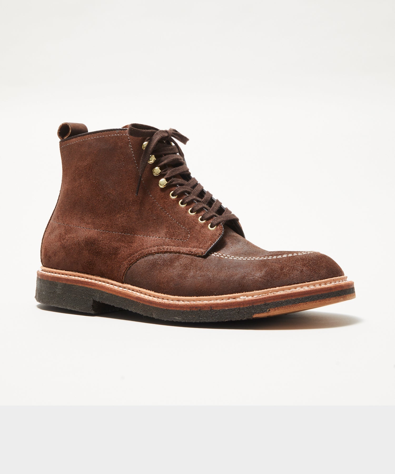 Todd Snyder x Alden Indy Reverse Chamois Leather Boot