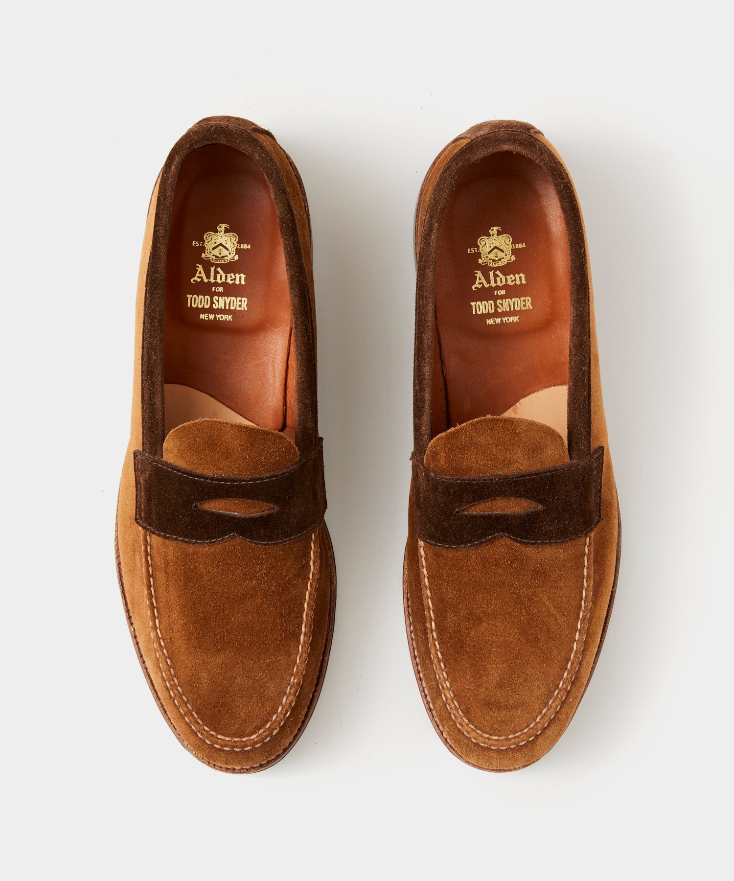 Todd Snyder x Alden Two-Tone Penny Loafer